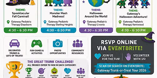 Gateway Trunk-or-Treat Tour 2026
