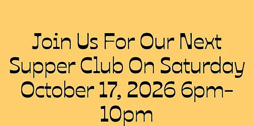 Chef Sally\u2019s Supper Club