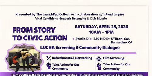 From Story to Civic Action: LUCHA Screening & Community Dialogue
