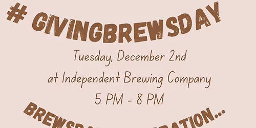 #GivingBrewsday