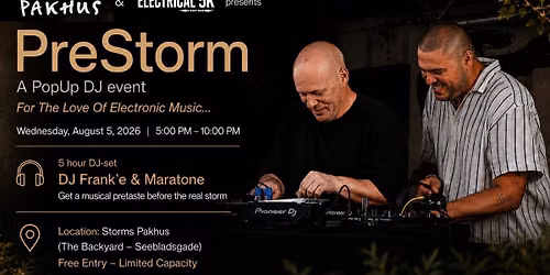 PreStorms - A DJ PopUp Event