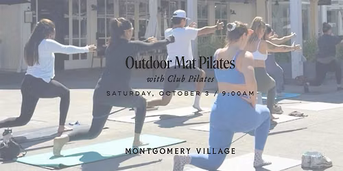 Outdoor Mat Pilates with Club Pilates