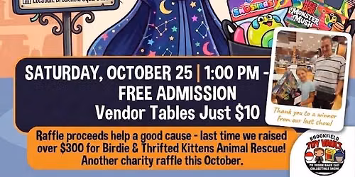 October 25th Needoh and Squishy Toy Swap Meet W\/ Select Pokemon Vendors : Brookfield Toy Vault