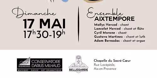 Concert de musique Renaissance : l'Art de la Polyphonie