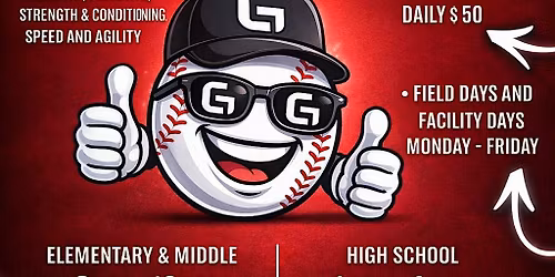 Elementary & Middle School Baseball Summer Training Camp