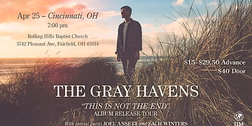 April 25th | Cincinnati, OH | This Is Not The End Album Release Tour