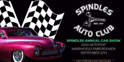 Spindles Annual Car Show - 2026 Autofest