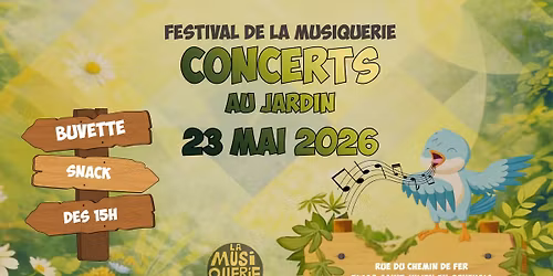 \ud83c\udfb6\ud83c\udf38 Concerts au JARDIN \ud83c\udf38\ud83c\udfb6