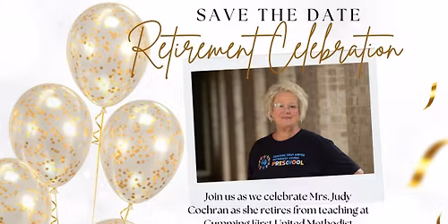 Retirement Celebration for Mrs. Judy Cochran