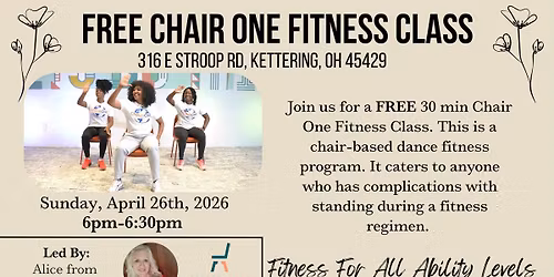 FREE Chair One Fitness Class | Hosted by Roderer Shoe Center