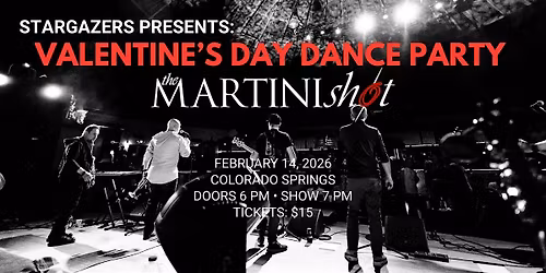 The Martini Shot at Stargazers: Valentine's Day Dance Party