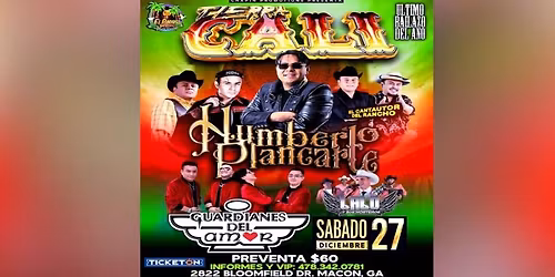 TIERRA CALI, HUMBERTO PLANCARTE Y MAS EN MACON