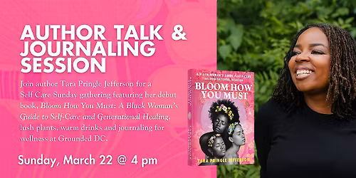 BLOOM HOW YOU MUST: Book talk + workshop