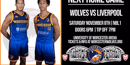 Worcester Wolves vs Liverpool Basketball Club - NBL1