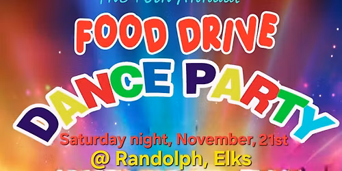 The 16th Annual Food Drive Dance Party