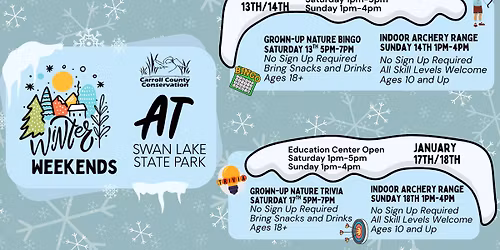 Winter Weekends at Swan Lake State Park