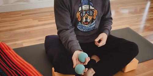 Deep Stretch With Massage Therapy Balls