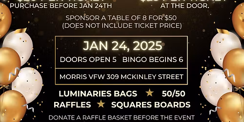 New Year, New Hope Musical Bingo Fundraiser