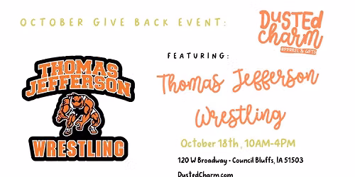 October Give Back Event: TJHS Wrestling 🧡🖤🐝