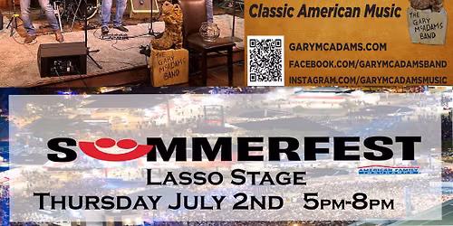 Gary McAdams Band-Summerfest-July 2 