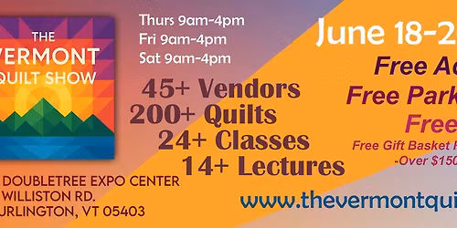 The Vermont Quilt Show 2026