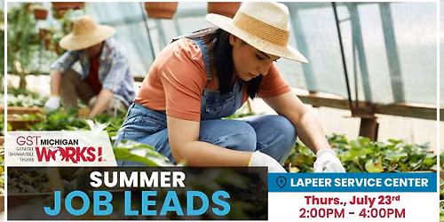Summer Job Leads