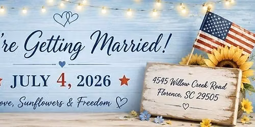 Dani & Richard\u2019s Wedding\/ Fourth of July Celebration 