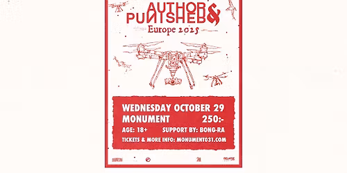Author & Punisher + Bong-Ra 29\/10