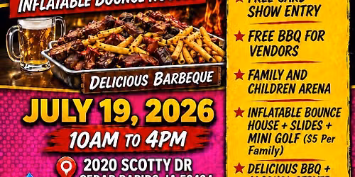 319 Card Shows - July 19 - BBQ, Bounce Houses, Mini Golf