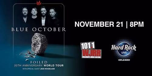 Blue October: The Foiled 20th Anniversary World Tour