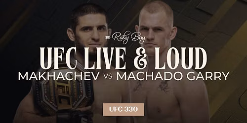 UFC 330 LIVE & LOUD AT CLUB RABY BAY