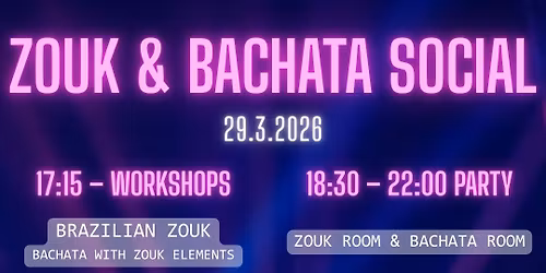 \ud83e\udea9 ZOUK & BACHATA SOCIAL \ud83e\udea9