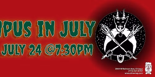 Krampus In July at DMen Tap
