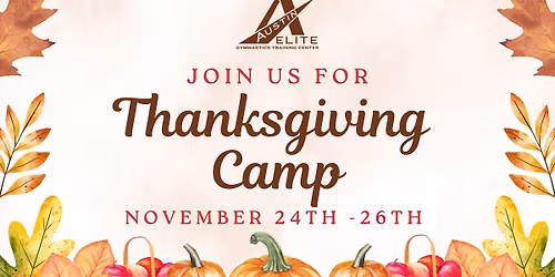 Thanksgiving Camp - November 24th - 26th