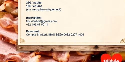 Repas campagnard @T\u00e9l\u00e9vie Attert 