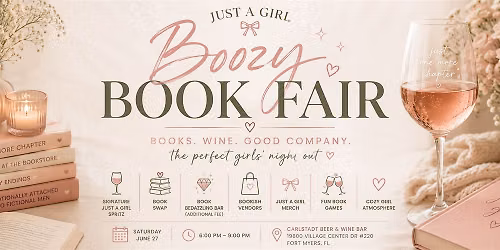 Just a Girl Boozy Book Fair