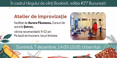 Atelier de improviza\u021bie \u0219i actorie - Bookisit #27