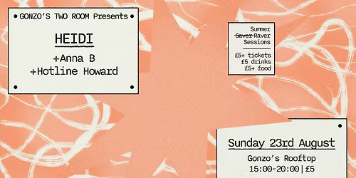 Rooftop Sunday Sessions w HEIDI
