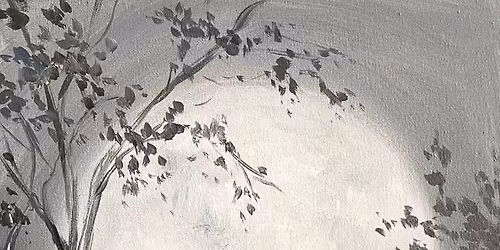 \ud83c\udfa8Join Brush Party with Samantha to paint "Moongazer" in Swindon!\ud83e\udd42