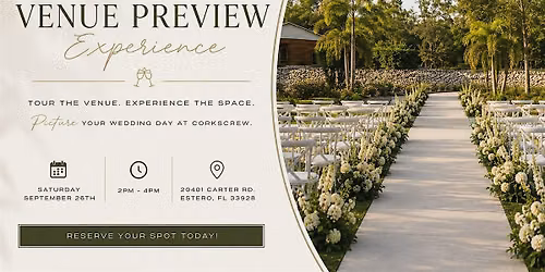 Venue Preview Experience - Corkscrew Weddings & Winery