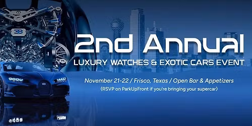 Marc Samuels Jewelers Luxury Watches and Exotics Event