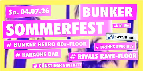 Bunker Sommerfest 2026