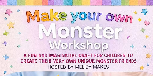 KIDS CRAFT WORKSHOP - FOAM CLAY MONSTERS