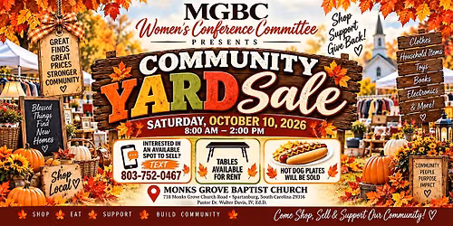 Community Yard Sale