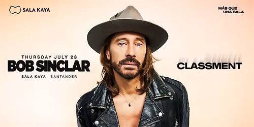 Bob Sinclar en Sala Kaya Santander (Cantabria).