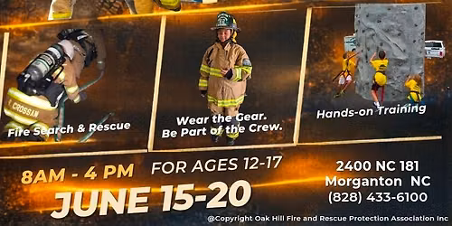 Oak Hill Fire Rescue Junior Fire Summer Camp