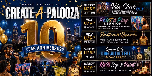 10 Year Anniversary: CREATE-A-PALOOZA