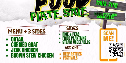 Jamaican Food - Plate Sale - Bremerton