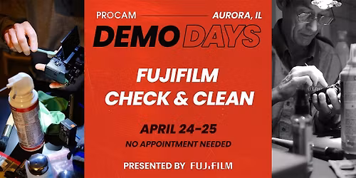 Fujifilm Check & Clean at Spring Demo Days