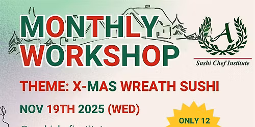 Christmas Sushi Wreath Making Workshop